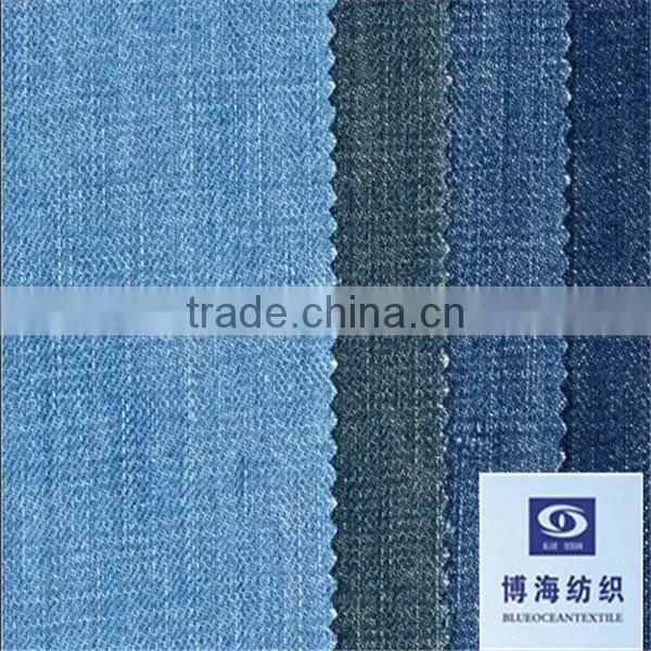 POPULAR 7.6OZ THICK RAW 58 COTTON 42 RAYON DENIM FABRIC photo-2