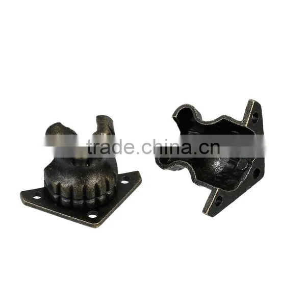 Wholesale Triangle Antique Bronze Zinc Based Alloy Jewelry Wooden Box Pull Handle Knobs photo-3