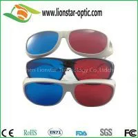 Eco-friendly Style Factory Price Cinema Red Cyan 3d Glasses for Promotion photo-3