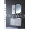 0.5 Vanity Size Square Sinks Bathroom Vanities 15mm PVC Board Material