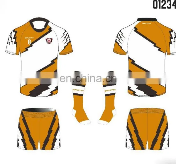 2015 Customize College Team Rugby Jersey Set photo-5
