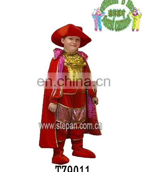 TZ87191 King Costume With Cloak For Kids Boots the Cat Hero Warrior photo-6