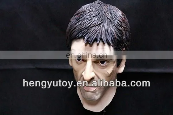 Hot Sale Mardi Gras Props Costume Latex Realistic Mask For Carnival Cosplay