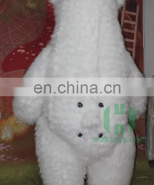 New Arrival!!!HI CE Funny Inflatable Polar Bear Costume in 2 Meters,inflatable Mascot Costume for Adult With High Quality photo-2