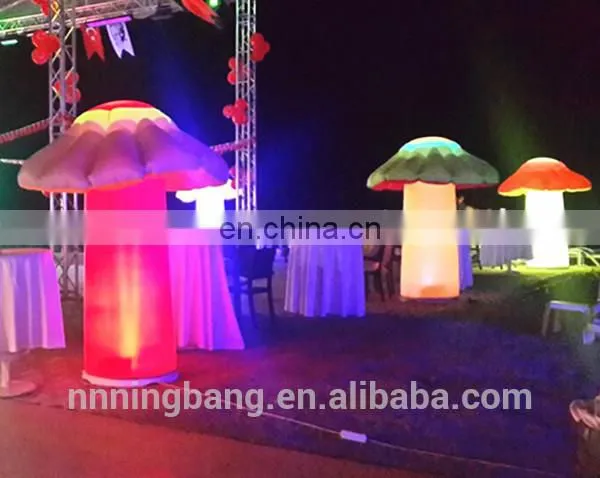 Ningbang Hot Sale Blow up Mushroom Balloons/led Lighting Air Ground Balloon photo-2