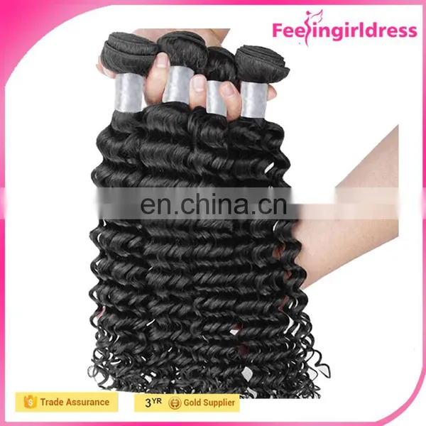 Factory Price Body Wave Human Hair Three Tone 100% Human Hair Weft Curly 6A photo-2