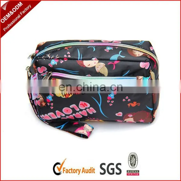 Vintage Lady Wallet With Wristlet in Ribbon