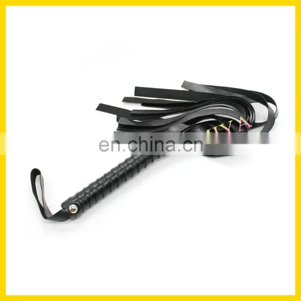 Classic Faux PVC Leather Whip for Party Favor Toy photo-4