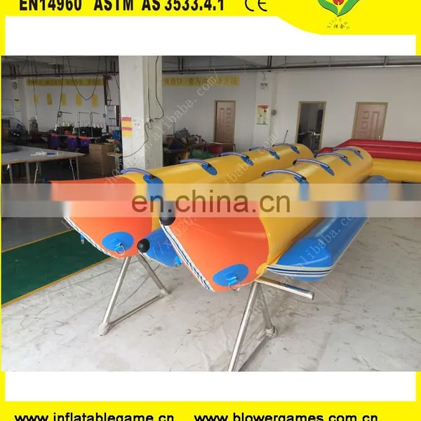 Commercial 10 People Inflatable Water Flying Banana Boat for Sale photo-3