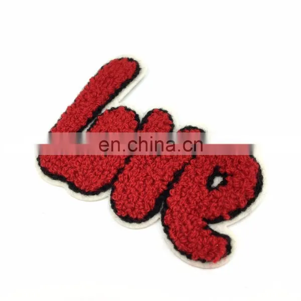 Custom Varsity Last Chenille Name Patches for Letterman Jackets photo-5