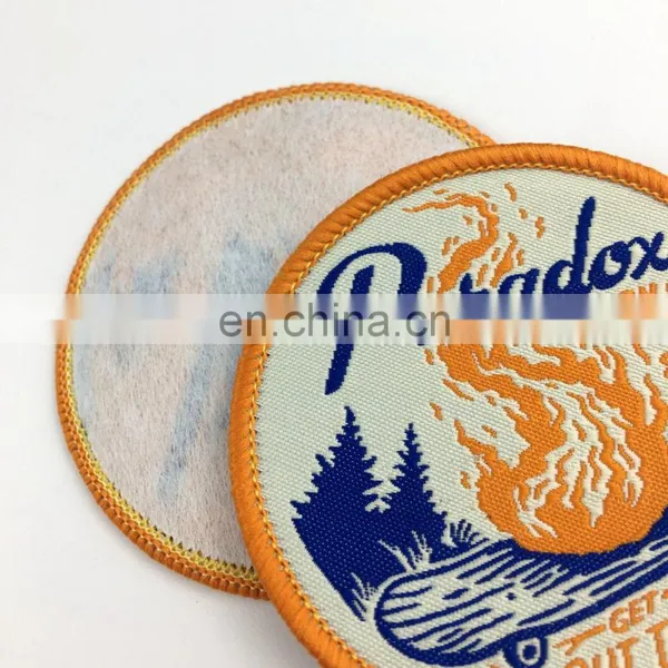 Custom Car Hood Emblems/Emblems for Clothes/cheap Woven Patch photo-2