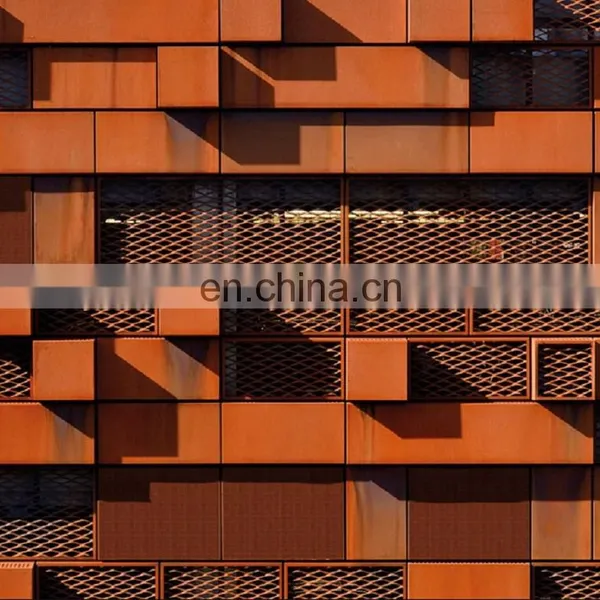 Facade Corten, High Quality Corten Steel Cladding Price m2 photo-7