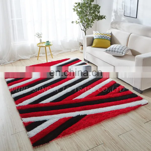 High Quality Fashionable Polyester 3D Shaggy Rug New Design photo-2