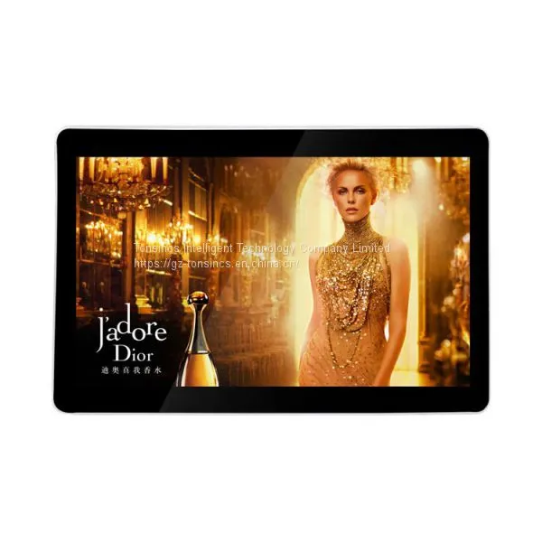 55 Inch Red Clolor LCD Digital Signage Wall Mounted Advertising Screen Display for Advertisement