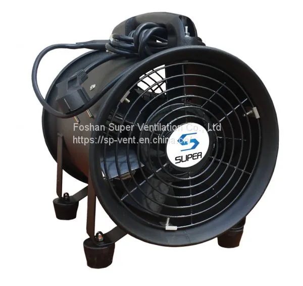 Custom Black Portable Ventilator Fan Black Portable Blower Manufacturer Ventilation Equipment Factory photo-4