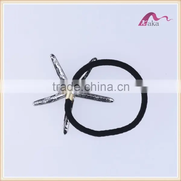 Hot Sales Fashion Elastic Hair Ornament Star Fish Decoration Elastic Hair Band Set for Ladies photo-2
