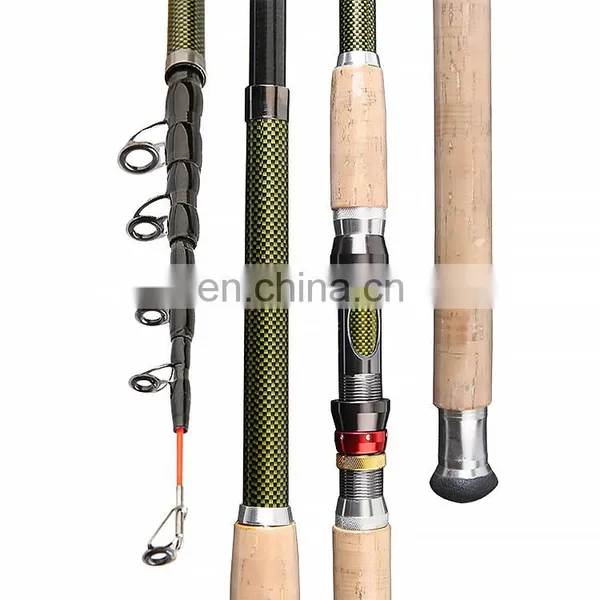 Latest Deep Sea Telescopic Rods Fishing Carbon Fiber Throw Spinning Fishing Rod photo-3