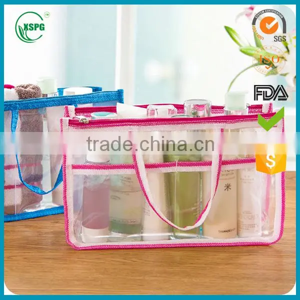 China of Clear Plastic Pvc Cosmetic Make up Toiletry Bag With Zipper photo-2