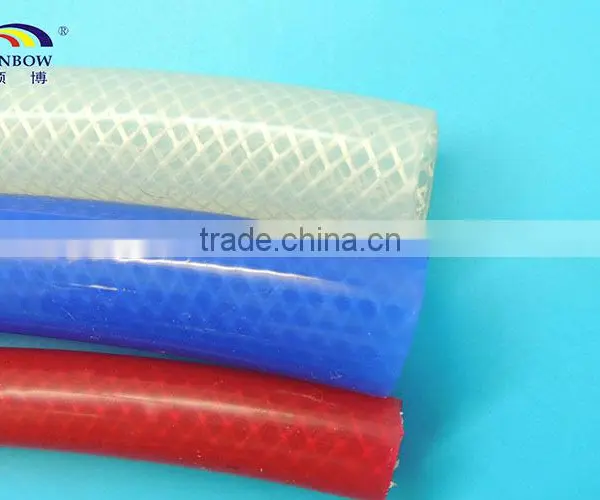 SUNBOW High Quality Polyester Braided Platinum Cured Clear Silicone Hose for Coffee Maker photo-3