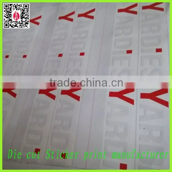 Kiss-Cut Stickers Single Color Two Colors Die Cut Sticker Printing photo-2