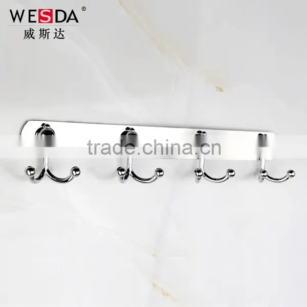 WESDA 2014 Modern Design Bathroom Stainless Steel Clothes Hook photo-3