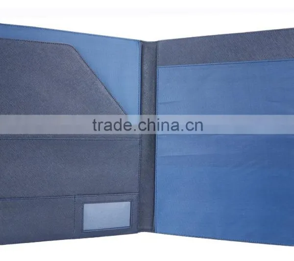 Wholesale High Quality CONTRAST COLOR Genuine Saffiano Leather Office File Bag Document Folder photo-4