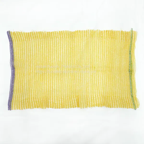 Plastic Hdpe Bag 50x80 Raschel Mesh Bag for Packing 40kg Potatoes photo-4