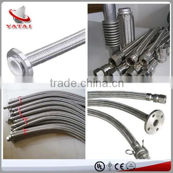 1/2 3/4 Stainless Steel Flexible Corrugated Rubber Hoses photo-3