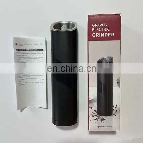 2022 New Kitchen Electric Salt And Pepper Grinder Set Gravity Electric Pepper Grinder With Blue Light photo-2