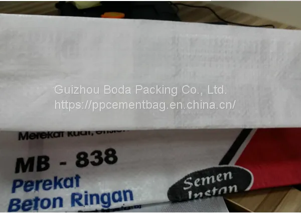 China Manufacturer Woven Polypropylene Laminated Tubular Valve Bag for 50kg Cement photo-3