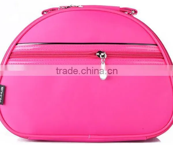 High Quality Leather Cosmetic Train Case,beauty Makeup Vanity Case,leather Makeup Travel Case photo-2