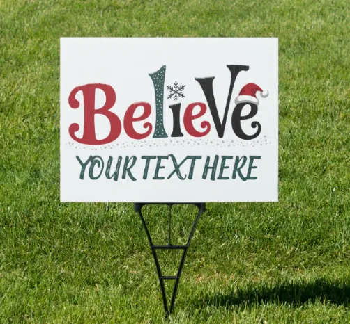 Factory Direct Coroplast Holiday Yard Display Boards – Custom Size & Print