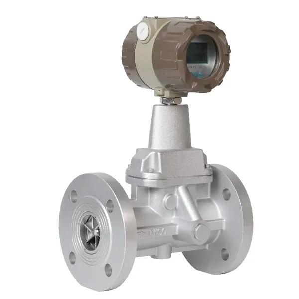 High Accuracy Digital SS304 4-20mA Gas Swirl Flowmeter For Hydrogen Oxygen photo-4