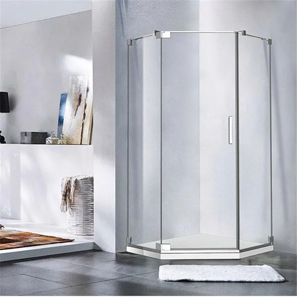Glass Shower Doors for Luxury Bathrooms - 9mm Bronze Tinted Tempered Glass photo-4