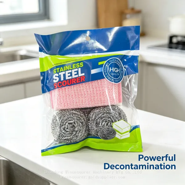 Professional Factory Stainless Steel Scourer Set photo-4