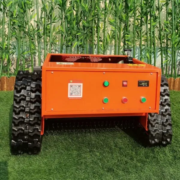 Smart Lawn Mower Gasoline Brush Cutter Parallel Crawler Lawn Mower Small Remote Control Lawn Mower Vigorun Mower photo-3