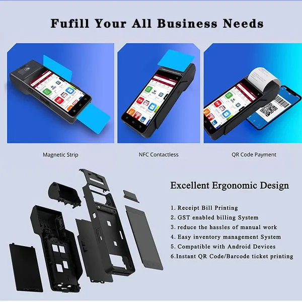 Square ZONS Brand Handheld - Portable POS - Credit Card Machine to Accept Payments for Restaurants, Retail, Beauty, and Professional Services photo-5