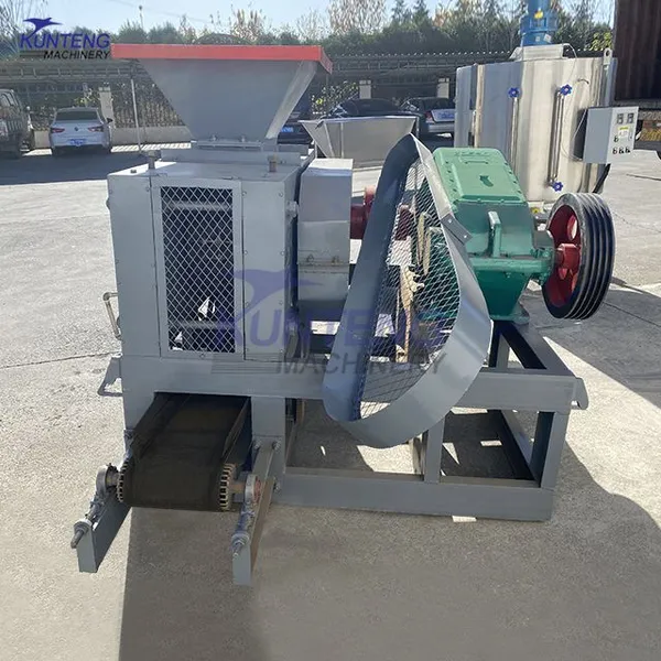 Cow Manure Charcoal Iron Powder Ball Pressing Machine Flat Spherical Charcoal Forming Machine photo-2