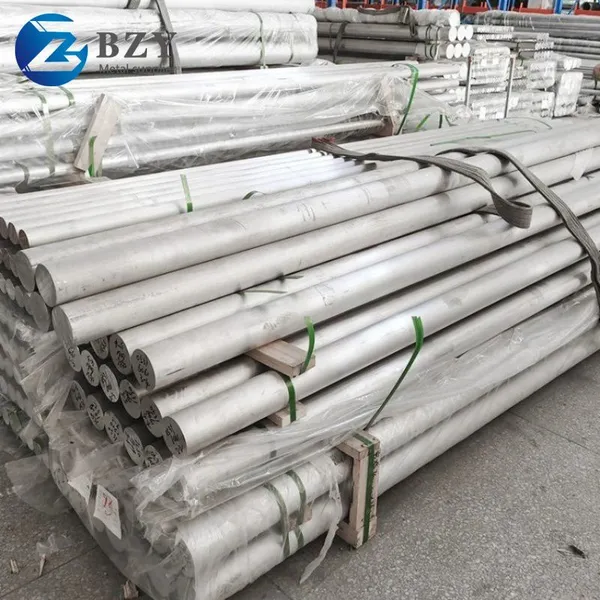 6063 6082 6061 6068 Aluminum Alloy Bar Custom Size Aluminum Billet Bars Round Solid Aluminum Rod photo-1