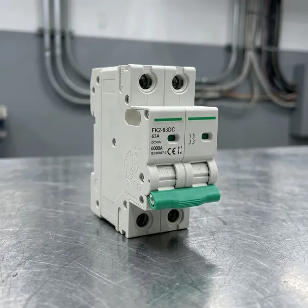 FK6-63DC 63A DC Miniature Circuit Breaker for Solar Panel Systems photo-2