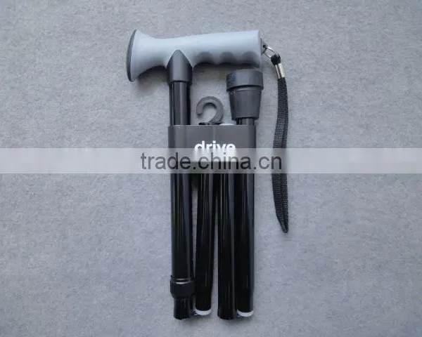 High Quality Aluminium Foldable Walking Stick Walking Cane photo-2