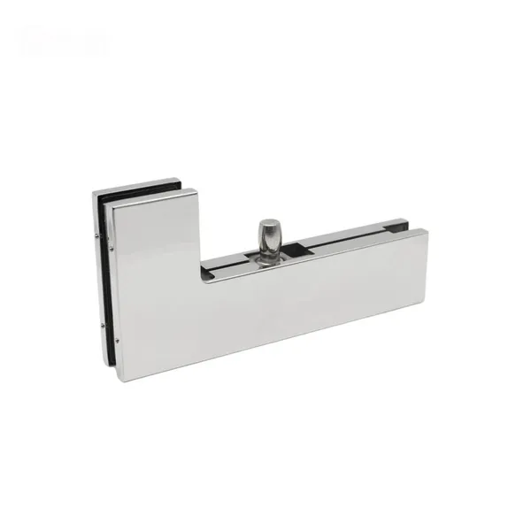 Lockable Stainless Steel Patch Fitting for Glass Doors photo-5