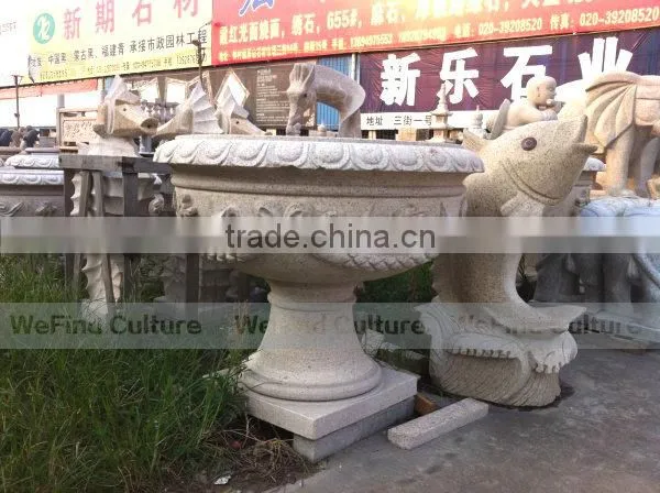 Big Outdoor Garden Stone Flower Pots photo-6