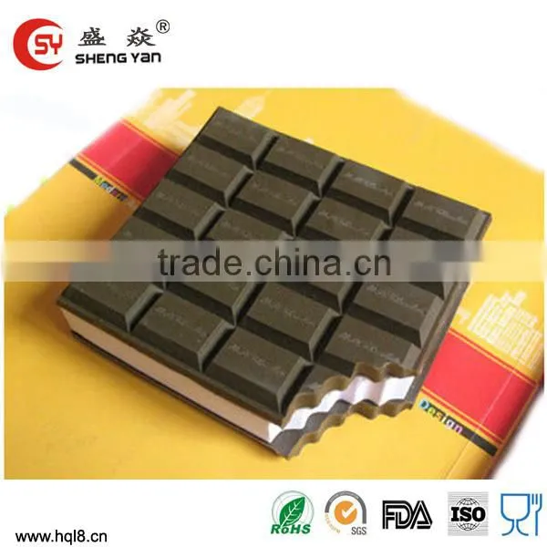 silicone chocolate notebooks