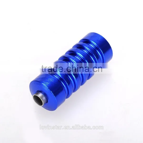 Hot selling China Supply Individuality Aluminium Alloy Blue Tattoo stencil printer Grip Non-slip