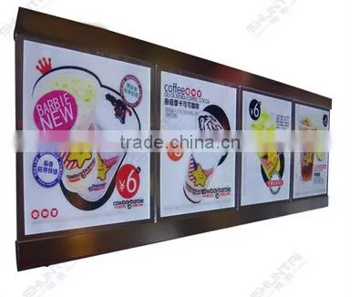 Picture Frame Led Magnetic Acrylic Fast Food Restaurant Led Menu Board