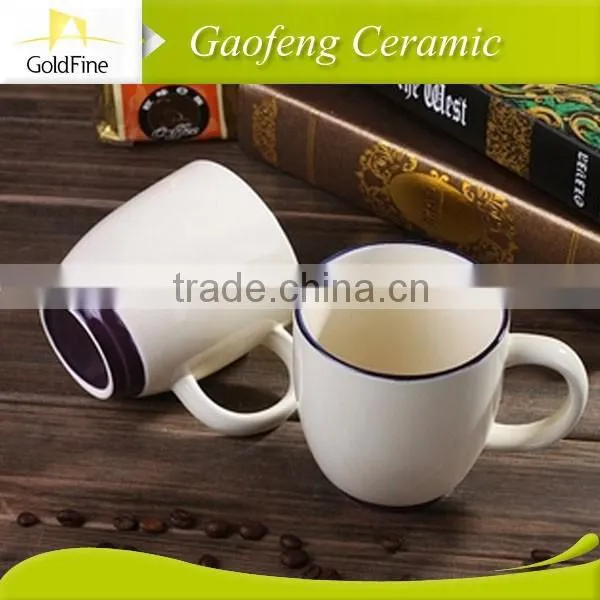 250ML Colorful Coated Mug/ White Glazed Mug photo-3