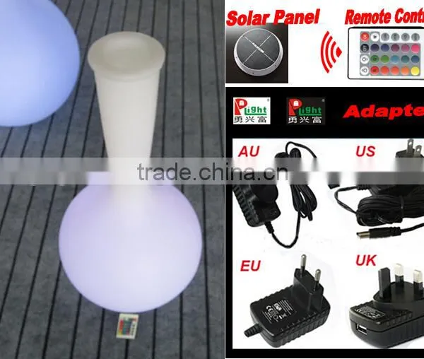 Garden Meadow Solar LED Lights Flowerpot With Remote Control YXF-4276S photo-2