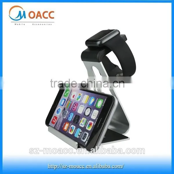 Express 2015 High Quality For Apple Watch Aluminum Charging Dock 2 in 1