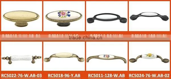 Fancy Ceramic Drawer Pull Handles, Bedroom Furniture Drawer Pulls photo-2